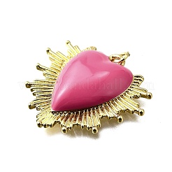Pendentifs d'émail en laiton &nbsp;KK-B136-08G-05
