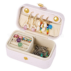 1 boîte à bijoux en similicuir PU&nbsp;LBOX-TA0001-01A