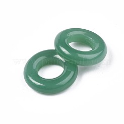 Verbindungsringe aus nachgemachtem Jadeglas&nbsp;GLAA-S054-35B-A01