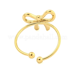 Anelli polsini aperti in acciaio inossidabile 304 con placcatura ionica (ip) per donna&nbsp;RJEW-S409-01G-02