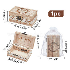 Rechteckige Fingerringboxen aus Holz&nbsp;AJEW-WH0283-92