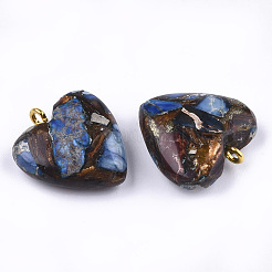 Montierte Anhänger aus Bronzit und kaiserlichem Jaspis&nbsp;X-G-T111-04G