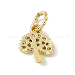 Adornos de latón micropavé de circonia cúbica&nbsp;ZIRC-F132-19G
