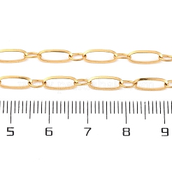 Collares de cadena de eslabones ovalados de acero inoxidable 304&nbsp;X-NJEW-Q013-09G