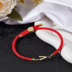 1 bracelet coulissant réglable en nylon pour femme&nbsp;BJEW-LP0001-32V-02