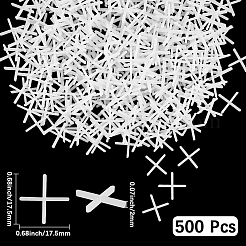 500 pz distanziatori trasversali in plastica per piastrelle per il posizionamento delle piastrelle&nbsp;DIY-CN0003-94A
