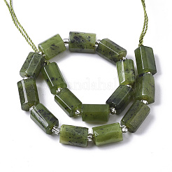 Natürliche kanadische Jade Perlen Stränge&nbsp;X-G-S345-8x11-006