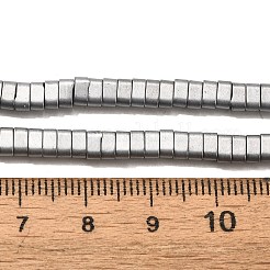 2-Loch galvanisierte synthetische nicht magnetische Hämatitperlenstränge&nbsp;G-L613-A01-01B
