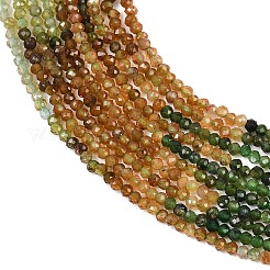 Farbverlauf natürliche grüne Turmalin Perlen Stränge&nbsp;G-Z106-H02-02A
