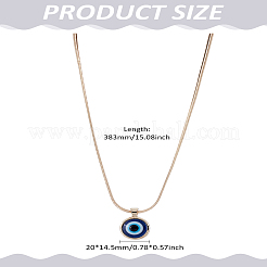 1 pz ciondolo in resina con malocchio blu&nbsp;NJEW-LP0003-25KCG