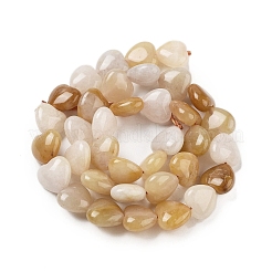 Chapelets de perles en jade topaze naturelle&nbsp;G-B022-33C