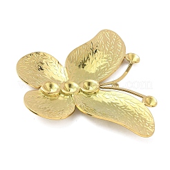 304 Edelstahl große Anhänger Strass-Fassungen&nbsp;STAS-D376-20G