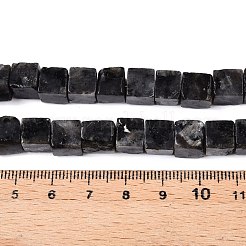 Natürliche Larvikit-Perlenstränge&nbsp;G-T139-8x8-25A