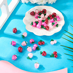 36pcs 9 styles de pendentifs en résine&nbsp;CRES-TA0001-49