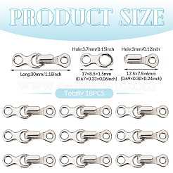 Gancio per jeans regolabile in lega e gancio ad occhiello&nbsp;FIND-TAC0017-84P