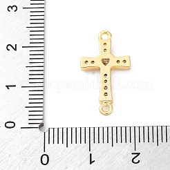 Dijes de conector de circonio cúbico micro pavé de latón&nbsp;KK-S510-16G