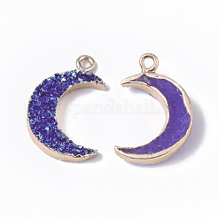 Druzy Harz Anhänger&nbsp;X-RESI-S383-009-A01