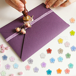 24 Farben Sakura-Siegelwachspartikel&nbsp;DIY-WH0308-514