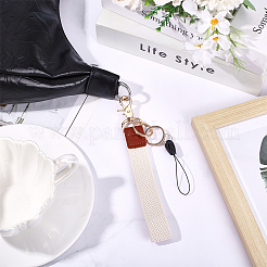 1 porte-clés avec bracelet en nylon extensible&nbsp;KEYC-CL0001-38D