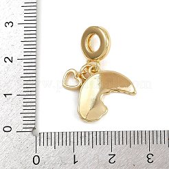 Messing bunte Emaille europäische Anhänger&nbsp;KK-N271-29G