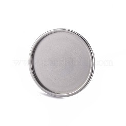 Bagues de réglage de coussinets de manchette en acier inoxydable 201 anti-ternissement&nbsp;X-STAS-S080-040G-P