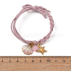 Braccialetti con ciondoli in acciaio inossidabile 304&nbsp;BJEW-B170-01G-01