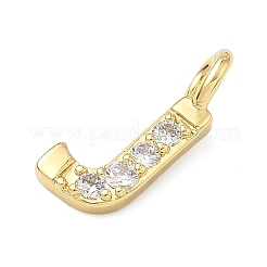 Pendentifs en laiton zircon cubique transparent&nbsp;KK-I476-01G-J