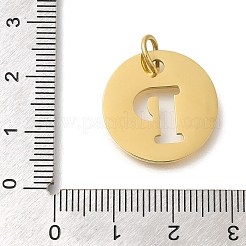 Placcatura ionica (ip) ciondoli in acciaio inossidabile 304&nbsp;STAS-M074-01G-P