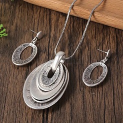 Zink-Legierung Schmuck-Sets&nbsp;FS-WG7330E-01
