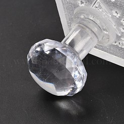 Klare Seifenstempel aus Acryl&nbsp;DIY-XCP0003-55