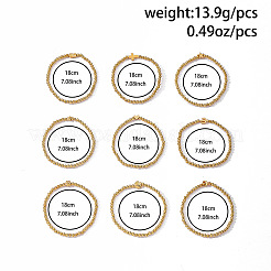 Bracelets extensibles ronds en plastique et alliage pour femmes&nbsp;WG68281-01
