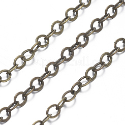 Cadenas portacables ovaladas planas de latón&nbsp;CHC025Y-AB