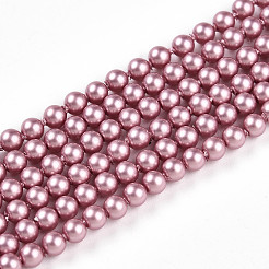 Peinture au four brins de perles de verre nacré&nbsp;HY-N002-3mm-C01