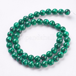 Synthetik Malachit Perlen Stränge&nbsp;X-TURQ-P028-04-8mm