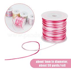 5 Rolle 5 Farben segmentgefärbte Nylonschnur&nbsp;NWIR-FH0001-04B