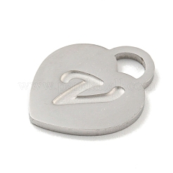 Anlaufgeschützte Anhänger aus 304er Edelstahl&nbsp;FIND-M017-01P-V