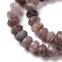 Fragola naturale perle di quarzo fili&nbsp;G-K380-A48-04