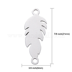 Connettori con maglie vuote stampate in acciaio inossidabile 201 anti-ossidazione&nbsp;STAS-T046-JA346-1