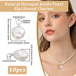 10 colgante de perla keshi barroca natural&nbsp;PALLOY-BBC00007
