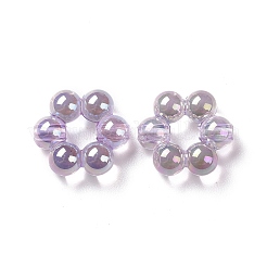Placcatura uv perline acriliche iridescenti arcobaleno&nbsp;PACR-H001-12