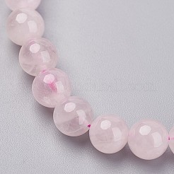 Natürlichen Rosenquarz Stretch-Armbänder&nbsp;G-N0272-01