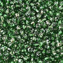 Picasso Backfarbe Glas Saatperlen Perlen&nbsp;SEED-N007-35E