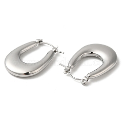 Orecchini a cerchio spessi in acciaio inossidabile 304 anti-ossidazione per donna&nbsp;EJEW-Z026-23P