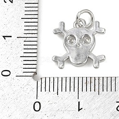Pendenti in zirconi cubici trasparenti in micro pavè di ottone&nbsp;KK-L231-10P