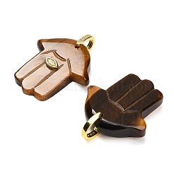 Natürliche Tigerauge geschnitzte Anhänger&nbsp;GG-CBA4625-03G-02
