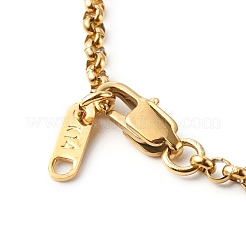 Handgefertigte Rolo-Kettenarmbänder aus 304 Edelstahl zur Herstellung von Zubehör&nbsp;AJEW-JB01026-03