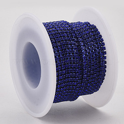 Cadenas de strass de rhinestone de hierro de electroforesis&nbsp;CHC-Q009-SS6.5-B03