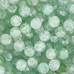 2 Stränge Crackle Glasperlenstränge&nbsp;GLAA-LT0001-01A
