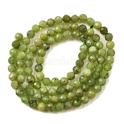 Natürliche kanadische Jade Perlen Stränge&nbsp;G-G259-D02-4mm