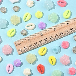 100pcs 5 Arten Acrylperlen&nbsp;OACR-YW0002-23